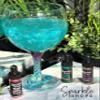 Sparkle Drops Mermaid Shimmer Bundle - Ocean Berry, Blackcurrant & Marshmallow Syrups & Raspberry Fizz Bomb Stars for Drinks, Gin, Cocktails, Sparkling Wine and Prosecco view 3