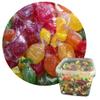 VIMIX Fruit Drops Individually wrapped Hard boiled fruit flavoured sweets 500g Tub | Perfect pick & mix sweet, Black,Orange view 1