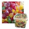 VIMIX Fruit Drops Individually wrapped Hard boiled fruit flavoured sweets 500g Tub | Perfect pick & mix sweet, Black,Orange view 2
