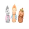 SugArt Rabbit Edible Cake Toppers - Set of 3 | Handmade Rabbit Cake Decorations for Birthdays, Baby Showers | Perfect on Fondant, Cream & Icing Cakes view 2