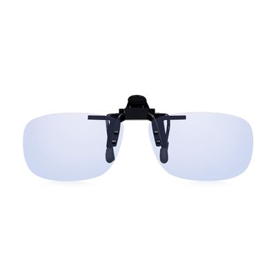 Blue Light Blocking Clip On Glasses for Computer, Digital, Screen & Gaming with Anti-Glare Protective Flip Over Lens to Prevent Eye Strain and Fatigue. Read Optics