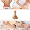 CASLE Wood Mushroom Shape Massage Tool Anti Cellulite Fascia Massage Roller for Full Body Muscle view 2