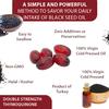 Black Seed Oil Capsules, Premium Cold Pressed Sativa Nigella, High Strength Thymoquenine 2X%, 500mg, 150 Softgels view 3