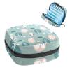 Women Sanitary Napkins Pads Handbag Ladies Menstrual Cup Pouch Girls Portable Tampon Storage Bag Trendsetter Owl Period Pouch with Zipper view 1