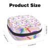 Women Sanitary Napkins Pads Handbag Ladies Menstrual Cup Pouch Girls Portable Tampon Storage Bag Unicorn Rainbow Period Pouch with Zipper view 2