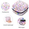 Women Sanitary Napkins Pads Handbag Ladies Menstrual Cup Pouch Girls Portable Tampon Storage Bag Unicorn Rainbow Period Pouch with Zipper view 3