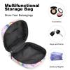 Women Sanitary Napkins Pads Handbag Ladies Menstrual Cup Pouch Girls Portable Tampon Storage Bag Unicorn Rainbow Period Pouch with Zipper view 4