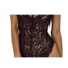 Women's 1Piece Lingerie Lace Perspective Teddy Lingerie Bodysuit Sexy Naughty Mesh Bodysuits Jumpsuits, Black, XXL view 2