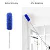 130CM Feather Duster for Cleaning with Microfiber Duster Head Washable Bendable Ceiling Fan Duster for High Ceilings for Cleaning Cobweb, High Ceiling Fan view 4