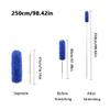 250CM Feather Duster for Cleaning with Microfiber Duster Head Washable Bendable Ceiling Fan Duster for High Ceilings for Cleaning Cobweb, High Ceiling Fan view 3