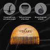 Veraku's Neem Wood Beard Comb for beard styling(1PC) view 3
