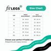 FitLegs - Open-Toe Compression Stocking - 18mmHg AES DVT Prevention - Thigh High, Medium, Green view 2
