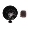 Men Shaving Brush Bowl Shaving Brush Ergonomic Handle Shaving Cream Brush Black Shaving Brush Bowl Tool view 2