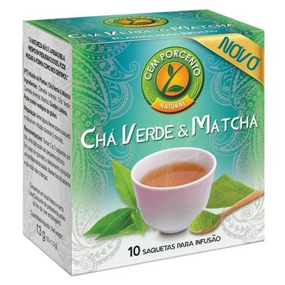 CEM Porcento - Green Tea and Matcha - 8 x 10 teabags (Total: 80 teabags)