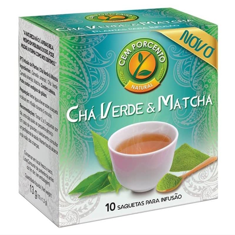 CEM Porcento - Green Tea and Matcha - 8 x 10 teabags (Total: 80 teabags)