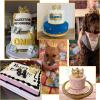 8 Pieces Artificial Pearl Crystal Birthday Cake Topper view 4