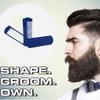 Jojomis Folding Beard Comb Mustache Shaving Tools with Mirror view 2