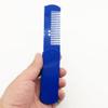 Jojomis Folding Beard Comb Mustache Shaving Tools with Mirror view 3