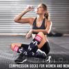 Bluemaple 6 Pack Copper Compression Socks for Women and Men Circulation-Best Support for Medical, Running,Nursing,Athletic view 2