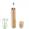 VIFERR Toothbrush Case, Portable Bamboo Toothbrush Holder Cover Storage Case Toothbrush Box Tube for Travel Home view 1