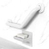 AquaChase 16inch Angled Grab Bar for Stud Mount, Bathroom Mobility Aid, ADA Compliant Heavy Duty 500lbs Support, Rustproof Stainless Steel (White) view 3