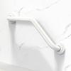 AquaChase 16inch Angled Grab Bar for Stud Mount, Bathroom Mobility Aid, ADA Compliant Heavy Duty 500lbs Support, Rustproof Stainless Steel (White) view 4