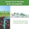 Grounding Mat, Grounding Sleep Mat Grounding Mat for Bed, 100% Conductive Carbon Leatherette Therapy mat with Cord, Grounding Sleep Mat for Earth Relieve Pain (54-71 inch) view 2