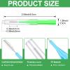 Didaey 350 Pieces Braces Brush Interdental Brush Floss Brushes, Flosser Toothpick Oral Dental Hygiene Cleaners Soft Gum Picks Brow Brushes Dental Cleaners Tooth Cleaning Tool, Mixed Color view 2