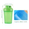 Pubiao Protein Shaker Bottle, Shaker for Protein Shakes, Includes Wire Mixing Ball, BPA Free, Transparent Colour, 400 ml view 2