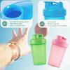 Pubiao Protein Shaker Bottle, Shaker for Protein Shakes, Includes Wire Mixing Ball, BPA Free, Transparent Colour, 400 ml view 4
