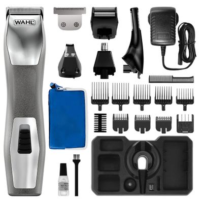 Wahl Chromium 11-in-1 Multigroomer, Eyebrow Cutting Ability, Body Trimmers, Mens Beard Trimmer, Stubble Trimming, Body Shaving, Face Grooming, Male Grooming Set