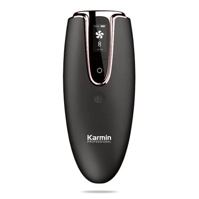 Karmin Silk Series IPL Hair Removal Tool Device Handset, Professional Permanent at-Home Painless Light Hair Remover for Women and Men, Pain-Free, Safe and Effective, Black
