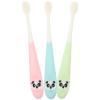 FOMIYES 3pcs Boys and Girls Travel Toothbrush Boy Manual Household Silicone Ergonomic Brush for Daily Use Cleaning Tool Random Color view 1