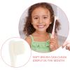 FOMIYES 3pcs Boys and Girls Travel Toothbrush Boy Manual Household Silicone Ergonomic Brush for Daily Use Cleaning Tool Random Color view 2