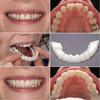 Giural 2 Pair Instant Veneers Fake Teeth, False Teeth Veneers Top And Bottom Snap on Dentures Temporary Dentures Cosmetic Teeth Veneer for Men And Women view 4