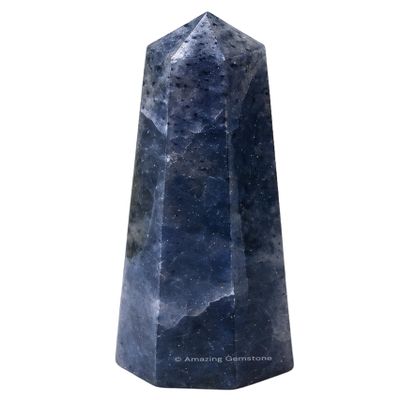 Amazing Gemstone Iolite Crystal Towers ~ Natural Healing Point Obelisk for Reiki and Grid (2 to 3 INCH)