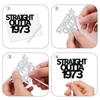 18pcs Black Gold Glitter Dessert Cupcake Pick for Straight Outta 1973 Cheer to 53rd Years Old Theme Decor Supplies Happy 53rd Birthday Party Decoration view 4