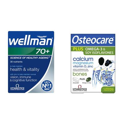 Wellman 70+ Support Pack with Osteocare Plus Omega 3