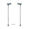 Walking Cane for Seniors and Disabled, Adjustable Walking Stick with T-Handle, Cane for Men and Women, 1 Pair, Silver view 1