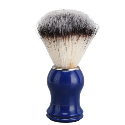 Shaving Brush, Men Beard Shave Brush Hair Salon Shave Brush with Blue Handle