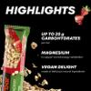 Powerbar - Natural Energy Cereal - Strawberry Cranberry - 18x40g - vegan carbohydrate energy bar - magnesium - palm oil free view 4