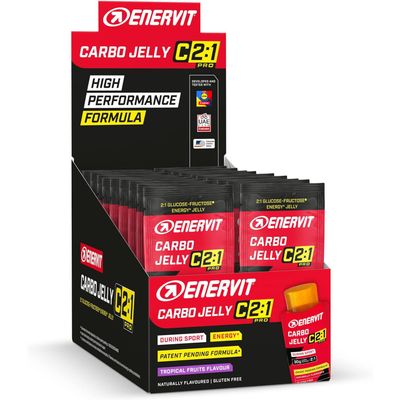 Enervit C2:1 Pro Carbo Jelly Tropical Fruits, Box of 20 Sachets