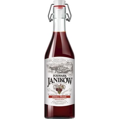 FOLWARK JANIKW CHERRY WITH BRANDY LIQUEUR 30% 500 ml