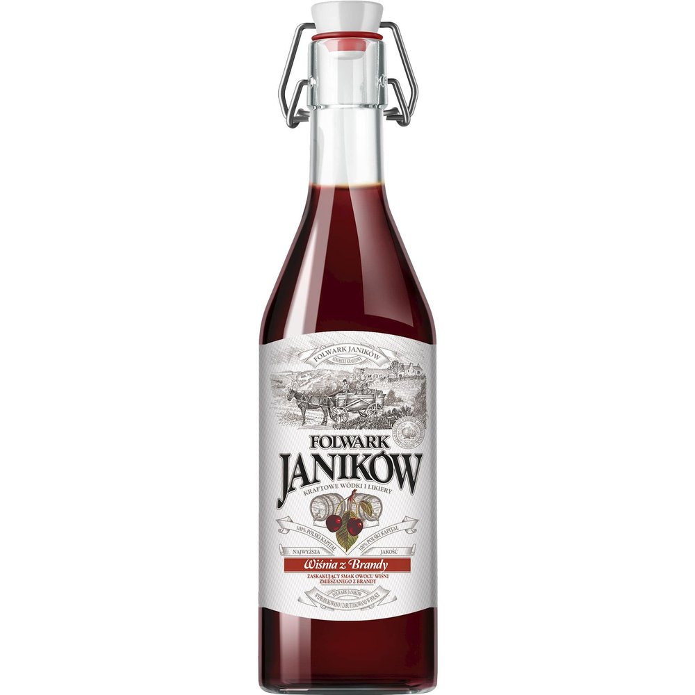 FOLWARK JANIKW CHERRY WITH BRANDY LIQUEUR 30% 500 ml
