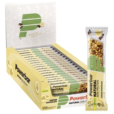 Powerbar - Natural Protein - Banana Chocolate - 18x40g - vegan protein bar - palm oil free - natural ingredients