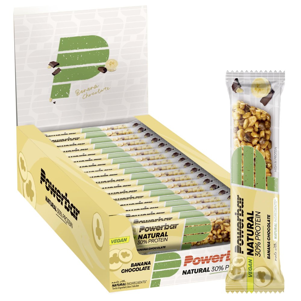 Powerbar - Natural Protein - Banana Chocolate - 18x40g - vegan protein bar - palm oil free - natural ingredients