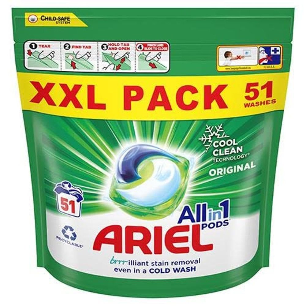 Ariel Original All in 1 Pods 51 Washes
