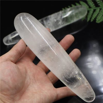 18 * 4cm Natural Quartz Crystal Massage Wand Rose Quartz Yoni Wand Crystal Stone Yoni Women Gift,Rock Quartz