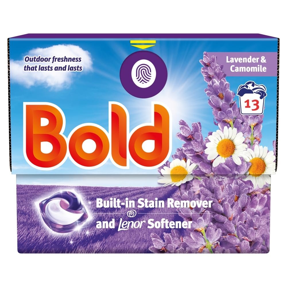 Bold All in 1 Pods Lavender and Camomile, 13 Count