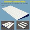 2/4/6cm Door Threshold Ramp, Portable Aluminium Alloy Entry Ramp Mat, Driveway Curb Ramp, for Wheelchairs, Mobility Scooters, Strollers Carriages, Adjustable Wheelchair Ramp, 400kg Capacity view 3